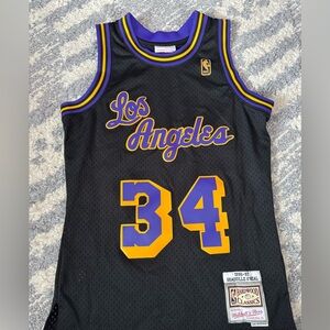 Shaquille O’Neal lakers Basketball Jersey Kids Medium